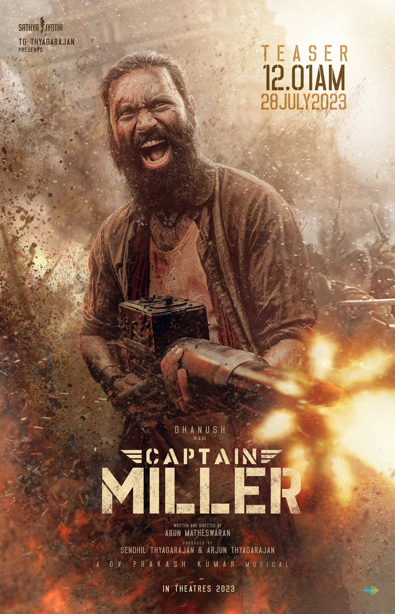 Captain Miller (2024) Movie Poster